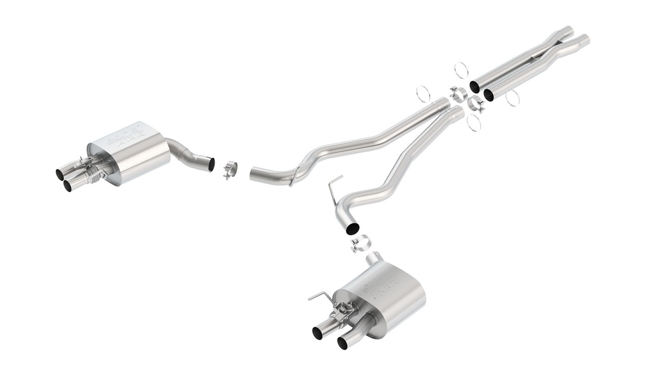 Powerful 2015-2020 Ford Mustang Shelby GT350 Cat-Back Exhaust System